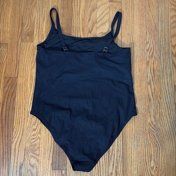 Andie The Amalfi Rib‎ One Piece Swimsuit Black plus size XXL NWT - Picture 4 of 8
